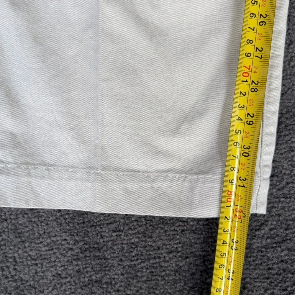 Vintage Old Navy Khakis Mens 38x32 Cream Off White Cotton Straight Chino Pants